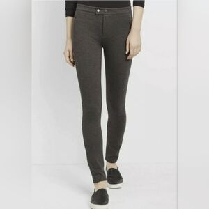 VINCE Ponte Knit Ski Pants Leggings Charcoal Gray